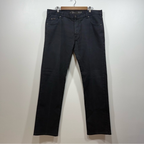 Armani Collezioni Men's Black Jeans - Picture 1 of 16